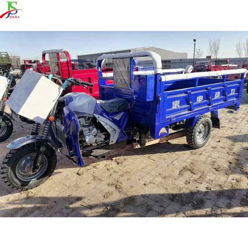 汽油摩托三轮车 农用拉粮运输工具 Agricultural tricycle