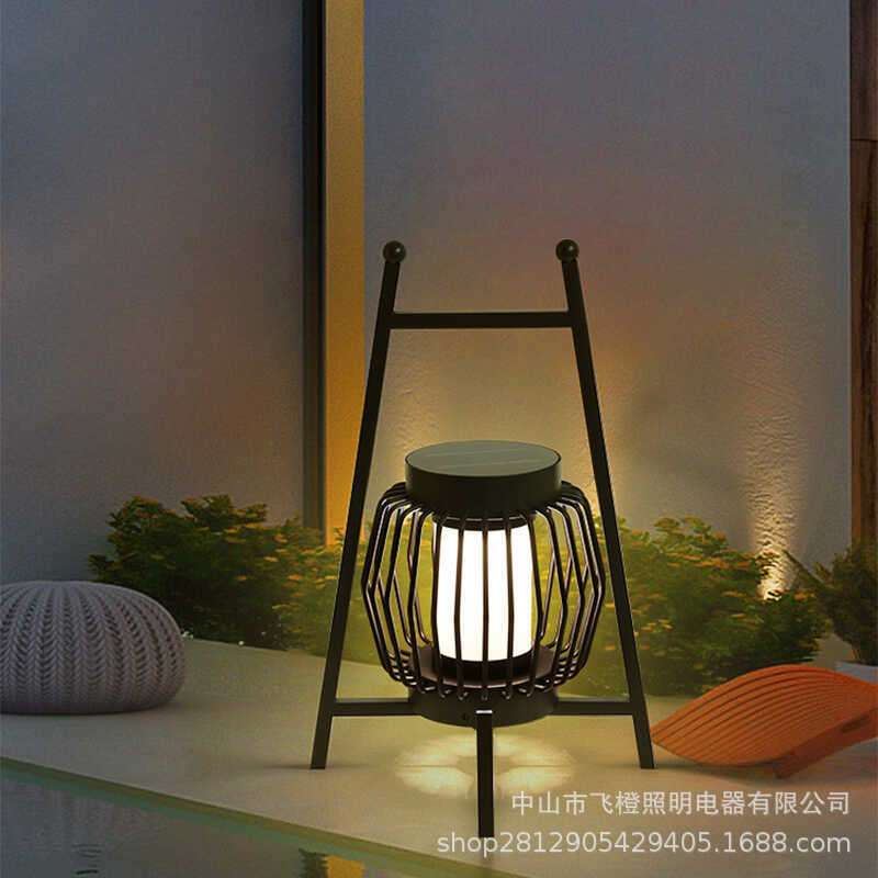 手提草坪灯便携户外太阳能庭院灯防水花园草地灯别墅露台景观灯