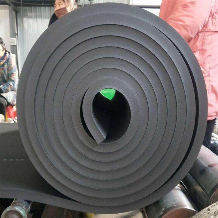 奥美斯橡塑保温板价格B1难燃保温棉铝箔橡塑板防冻隔热隔音棉