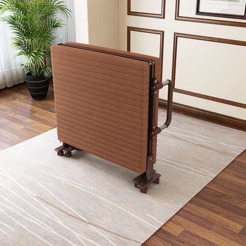 欧莱特曼免安装折叠床办公室午休午睡Folding bed 加厚床垫单双人