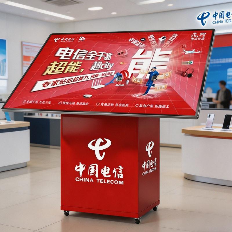 电信营业厅灯箱宣传发光广告牌引导牌导视台总平图产品介绍索引