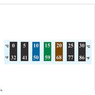RLC-50-60/90-10测温纸欧米伽热敏标签60-90度可逆温度纸感温纸