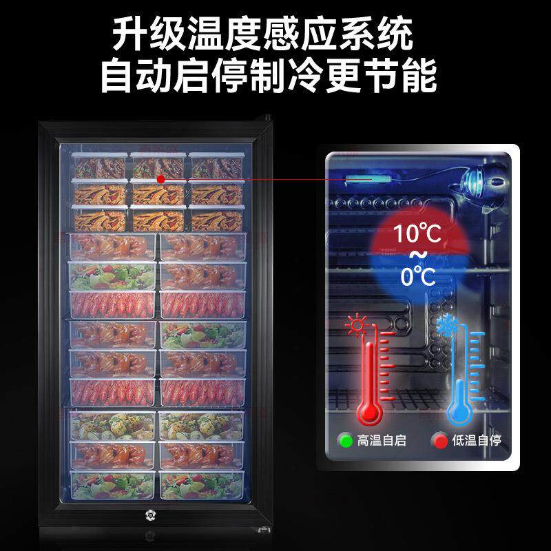 喜莱盛食品留样柜商用展示柜冷藏食堂保鲜柜办公室小冰箱酒店客房