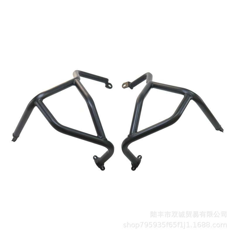 使用钱江骁800改装上下保险杠油箱护杠发动机保险杠防摔保护护杠
