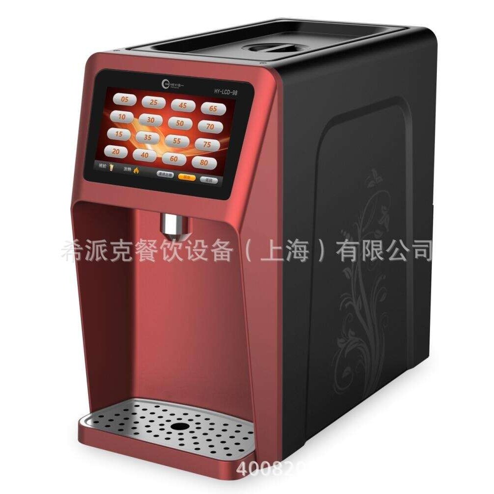 合一 HEYI 果糖定量机 HY-LCD-97 触摸屏银色果糖机 奶茶设备