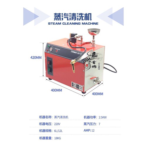 蒸汽清洗机 高温蒸汽清洗机 高温喷气机 珠宝首饰清洁机 6L