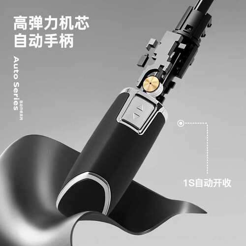 商务雨伞免折叠遮阳伞全自动雨伞抗风大号男士商务高端易收折叠伞