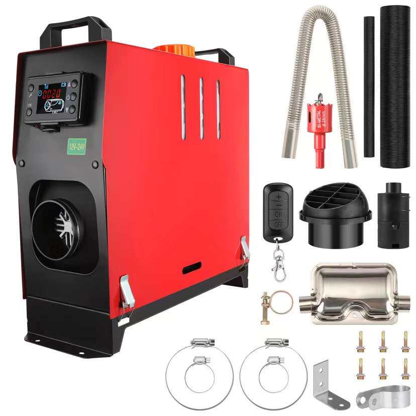 驻车燃油加热器柴油暖风机汽车载空气24v12v柴暖一体机取暖器家用