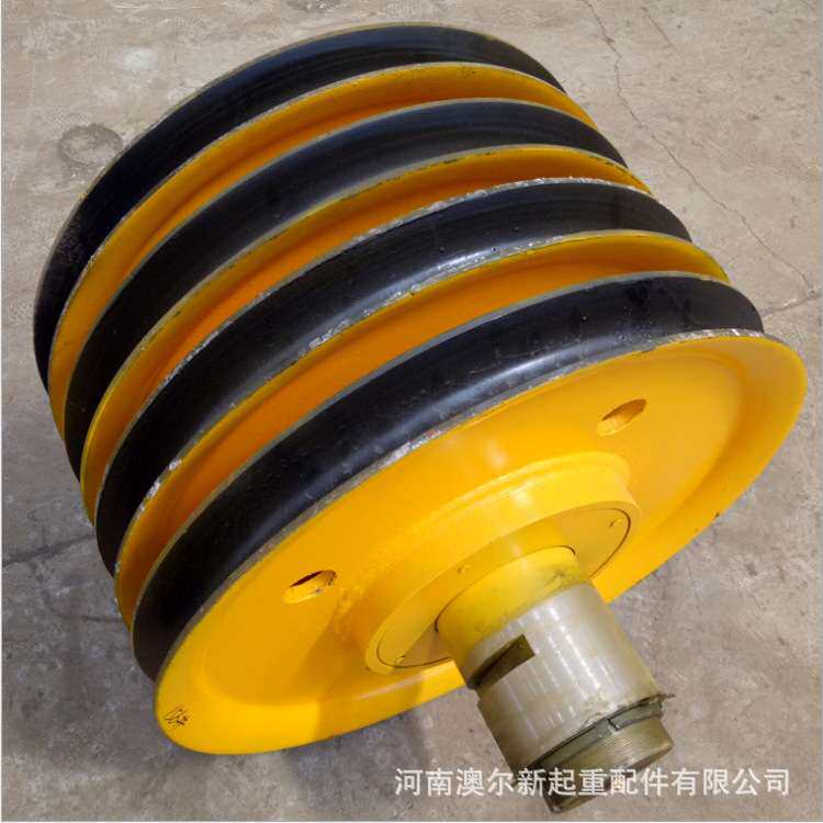 现货销售 抓斗上下滑轮组 铸钢轧制滑轮组 龙门吊滑轮组