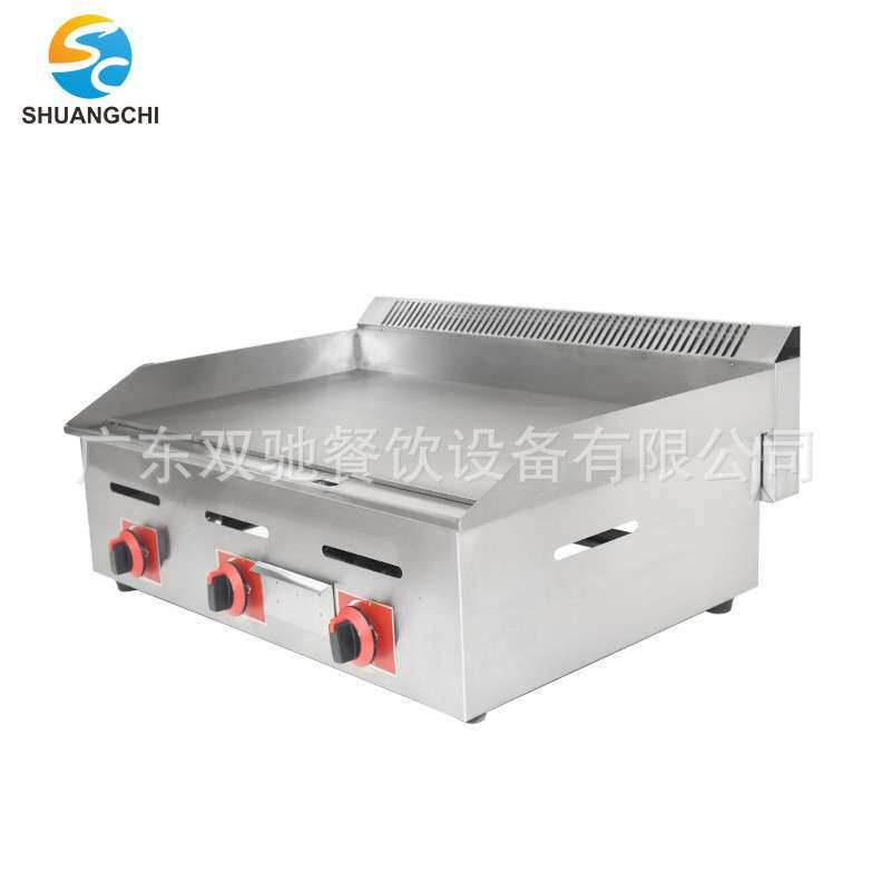 厂家跨境电扒炉商用电热手抓饼机器加厚铁板烧铁板设备烤鱿鱼扒炉