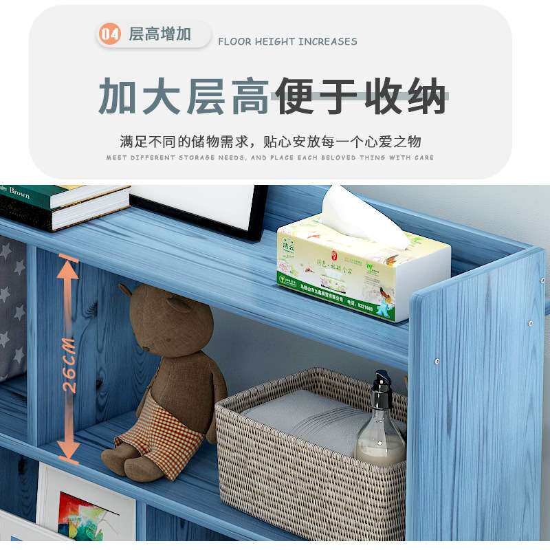 简易床头柜置物架简约现代长条窄柜子卧室床边储物柜夹缝收纳书w&