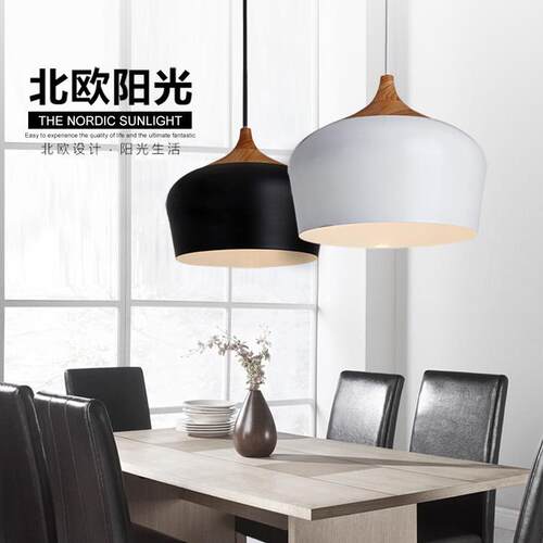 工业风餐吊灯 商场店铺服装店奶茶店书房吧台led灯罩
