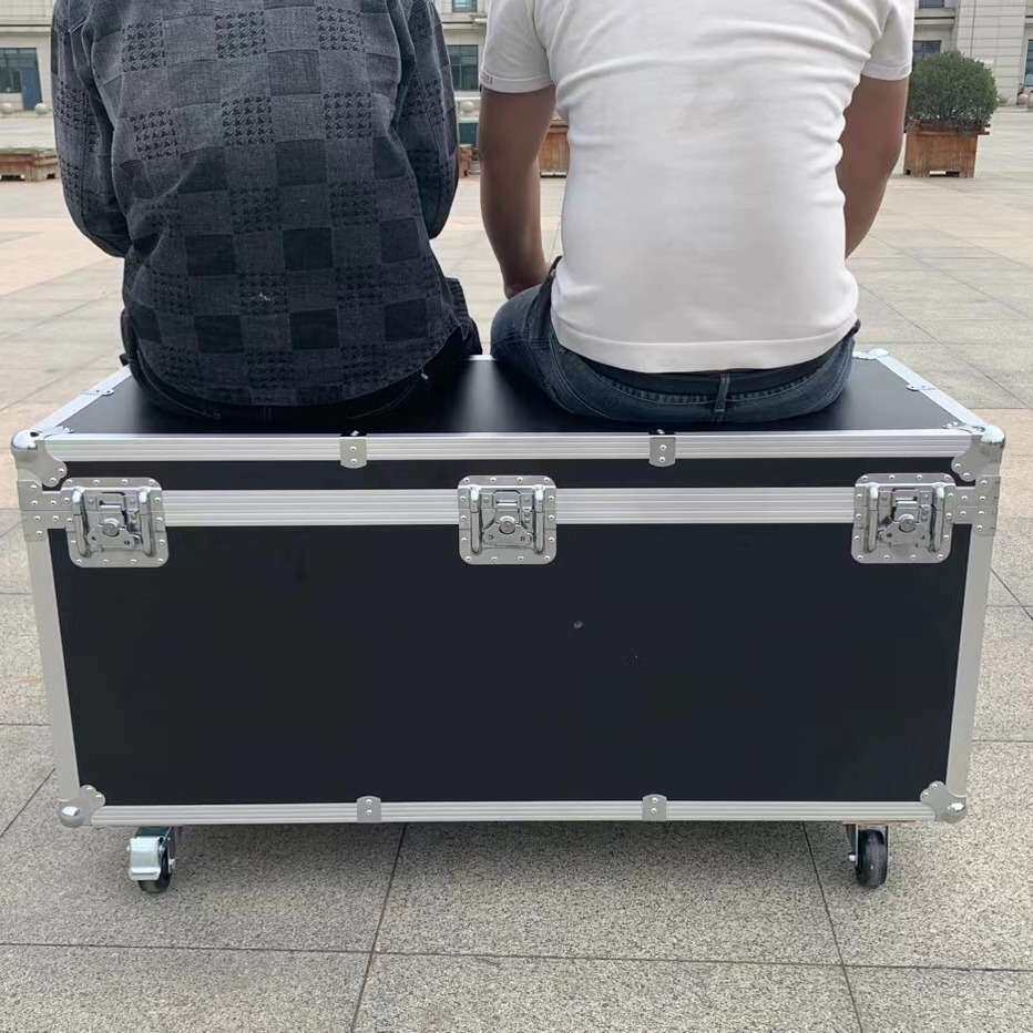 新款航空箱舞台灯光演出运输铝合金桁架led黑色架子舞台可移动