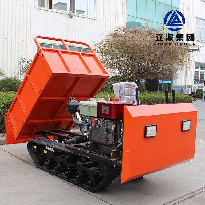 立派RIPPA座驾式履带运输车现货山地爬山虎全地形液压自卸履带车