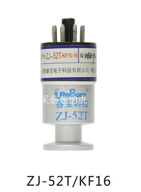 睿宝ZJ-52T电阻规管 真空规管ZJ-52/KF10 16  /KF25 15.5玻璃金属