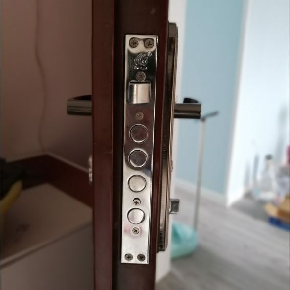 防盗门整套锁具套装加厚锁芯锁体全套通用型家用大门锁双快三件套