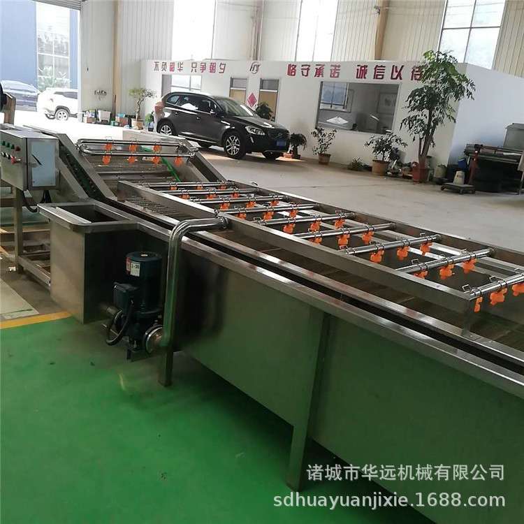 鲜嫩竹笋清洗加工流水线 笋丝蒸煮杀青设备 蔬菜加工设备 华远