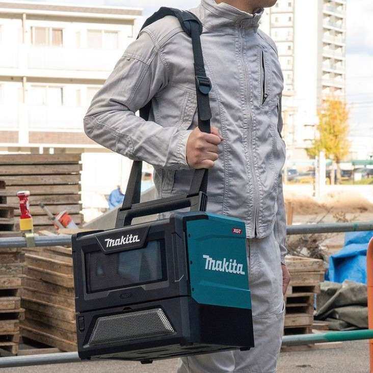 原装牧田MW001G充电式微波炉40V锂电烤箱500W户外350W可调温度
