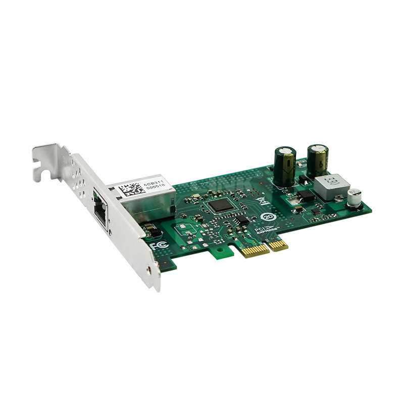 PCIex1千兆网卡单口PoE+以太网外置台式机电脑 I210芯片