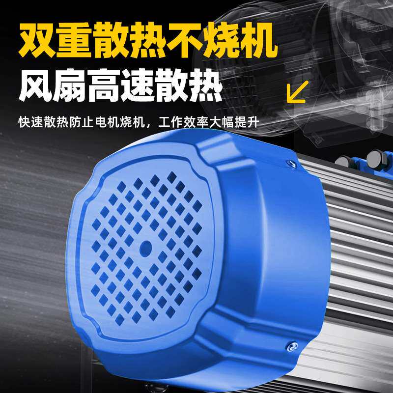 连体提升机380v小型吊机带跑车家用卷扬机升降上料机220v电动葫芦