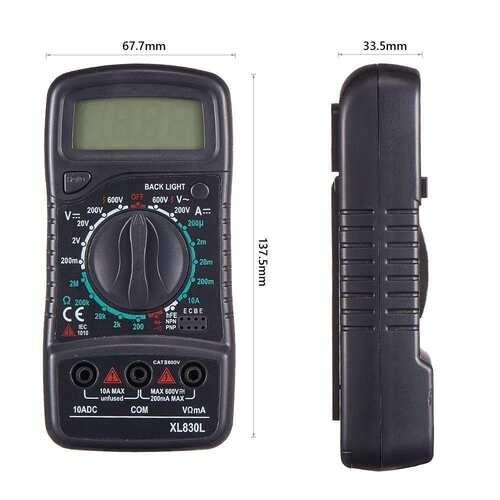 金瓷 XL830L-1-908S-Y-EU 万用表电烙铁套装