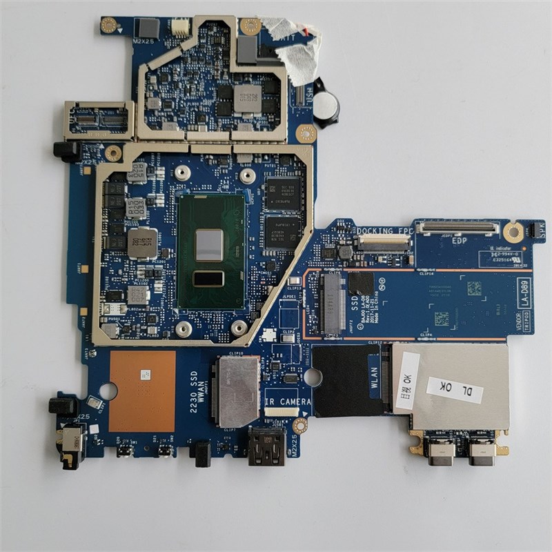 戴尔/DELL Latitude 5285 平板 主板 LA-D891P KTCMC i7-7600/16G