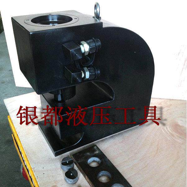 热卖电力工具CH-100A100T厚钢板角钢槽钢铁轨液压冲孔机厂家直销