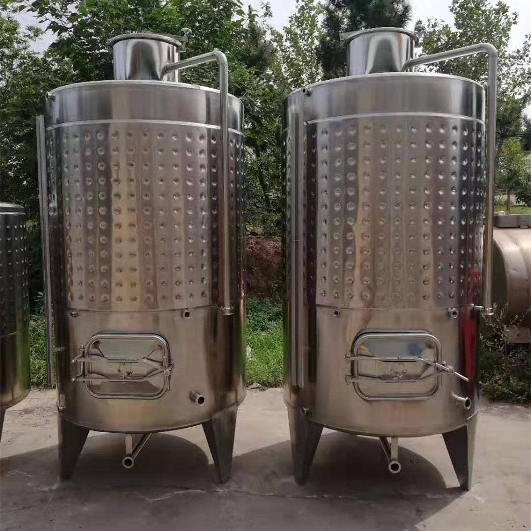 不锈钢酿酒设备蒸馏设备酒类加工发酵设备 304不锈钢果酒发酵