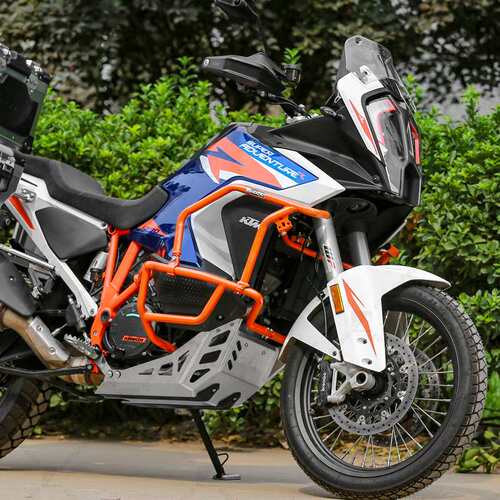 GSADV适用22款KTM1290ADV护杠底板边箱三箱尾箱保险杠保护原改装