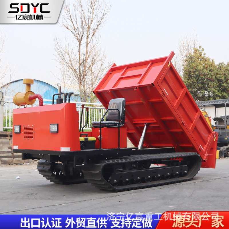 履带运输车柴油农用车全地形履带机工程自卸爬坡王搬运车