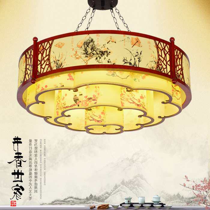 现代中式大吊灯客厅卧室餐厅吸顶灯仿古茶楼酒店工程创意灯具新款