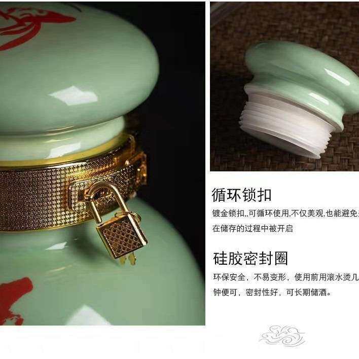 老式古典新中式中式落地骏景陶瓷复古大号摆件
