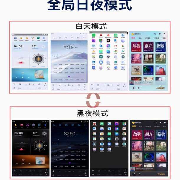 适用福特11-14进口锐界中控大屏导航一体机安卓竖屏改装车机