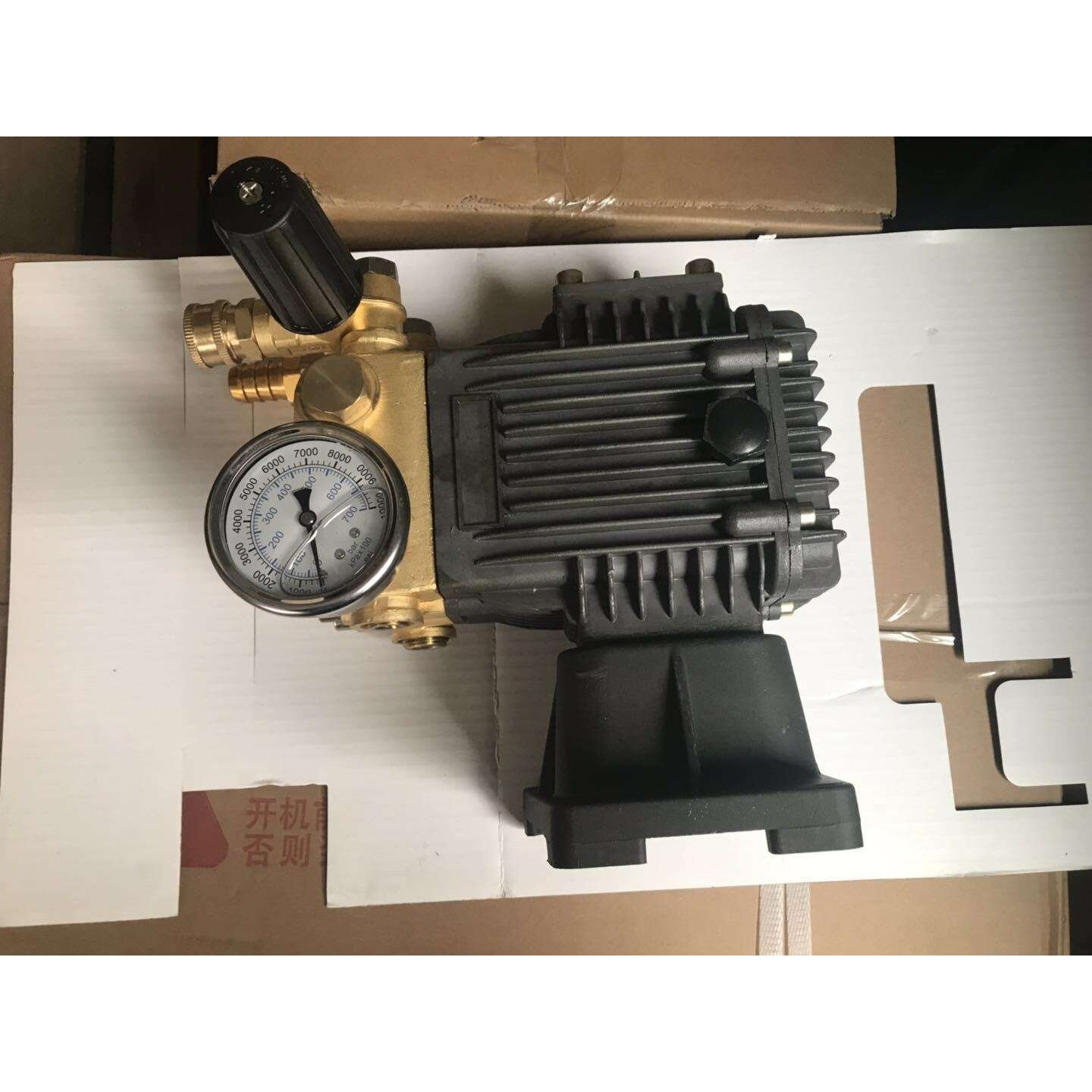 188/190汽油机高压泵头C28型刷洗车器头喷瓷柱塞全铜清洗机配件