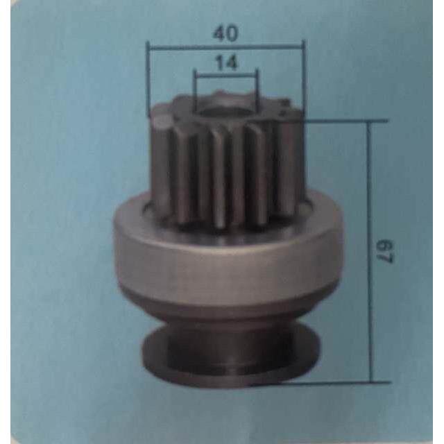 全柴起动机马达齿轮单向器QDJ2601-P/J起动机马达齿轮单向器