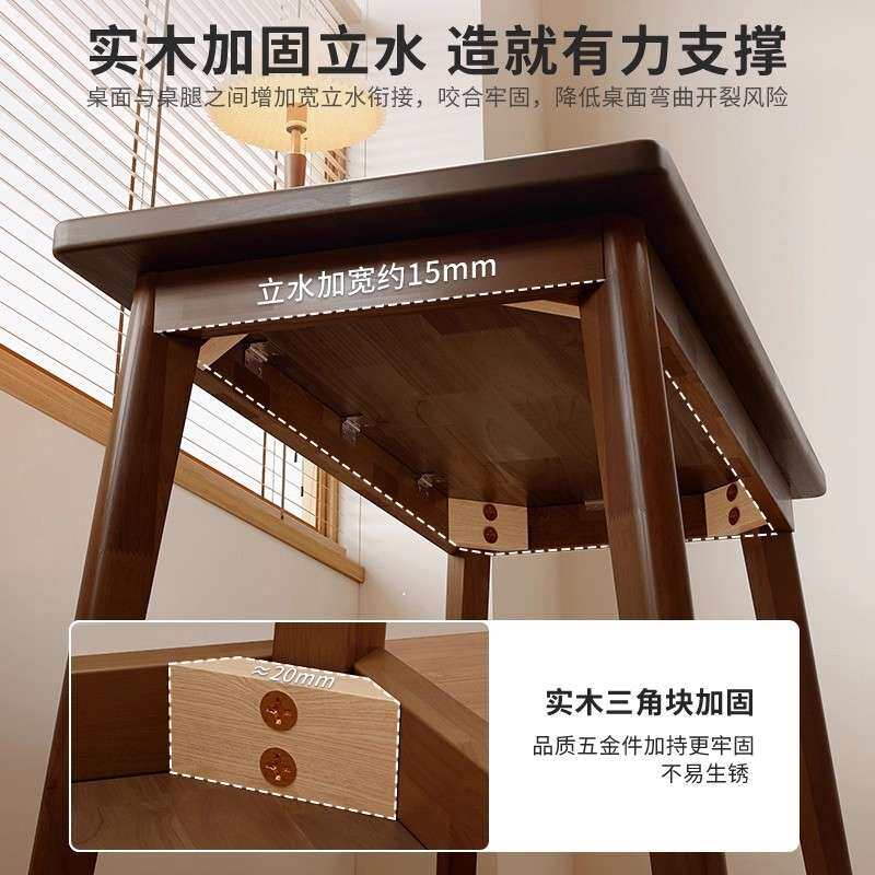 实木腿书法桌家用书房书桌写字桌国学桌毛笔字书法专用工作台桌子