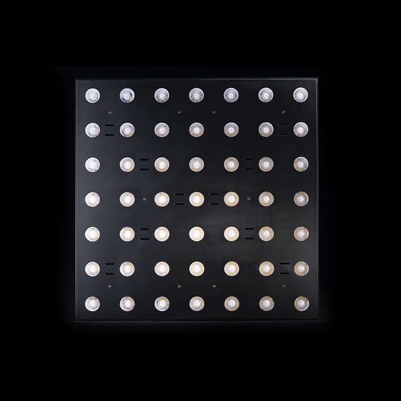 LED36颗49颗3W全彩点控RGB矩阵灯声控灯DMX512 声控舞台灯光设备