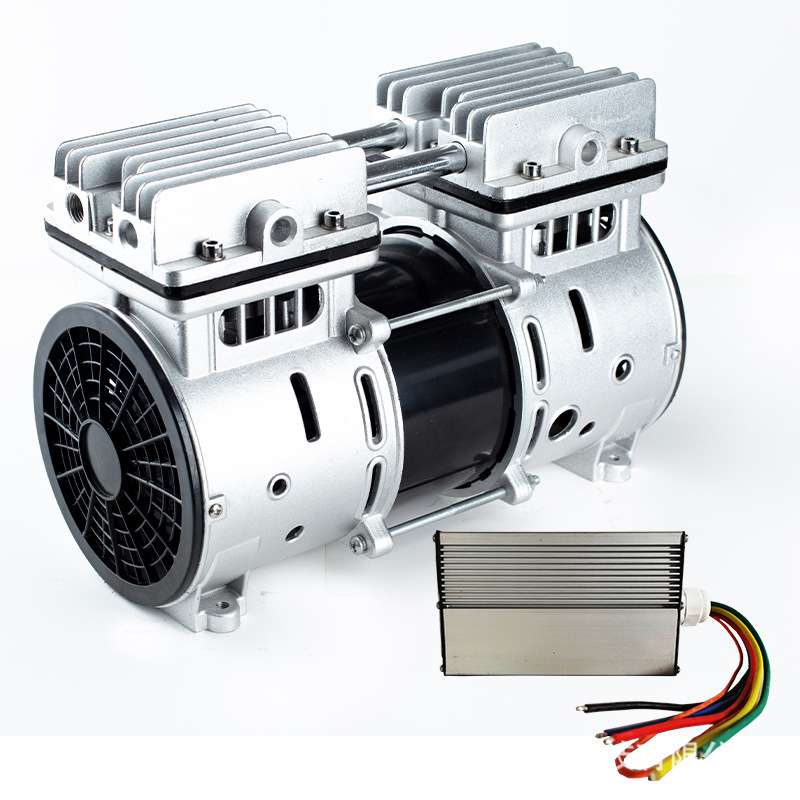 锦穗科技12V24V48V550W车载直流压缩机静音微型气泵小型空压机
