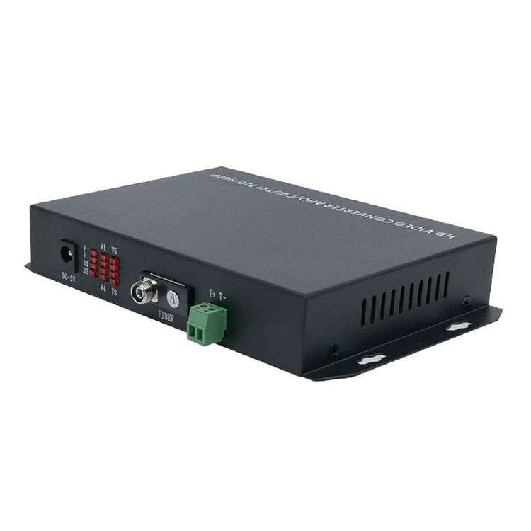高清960P同轴CVI视频光端机8路视频+1路反向数据960 FC接口收发器