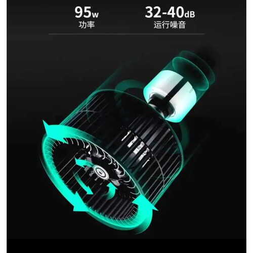 意维宝家用壁挂式新风机除PM2.5甲醛雾霾 省电静音BG33NEZIHL标配