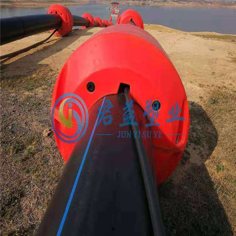 12寸疏浚工程管道浮筒 夹管浮体 托管浮筒 各种规格塑料浮筒