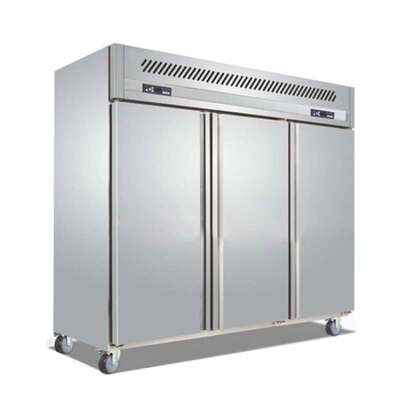 双门冰柜-22℃低温冷柜风冷厨房冰柜 Stainless steel freezer