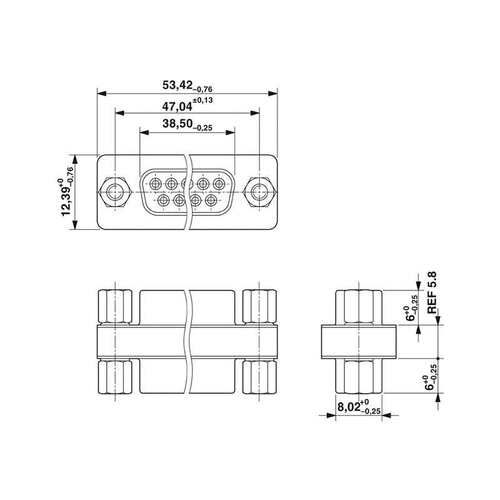 PHOENIX CONTACT/菲尼克斯D-SUB转接器 - VS-25-GC-BU/BU 1652680