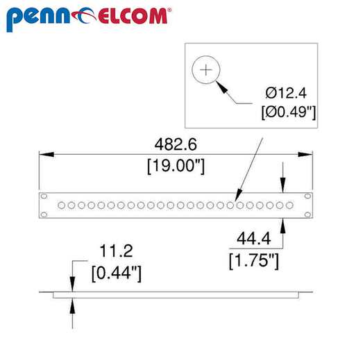 Penn Elcom 番尔康R1313/1UK抽屉托架  服务器 网络机柜机柜配件