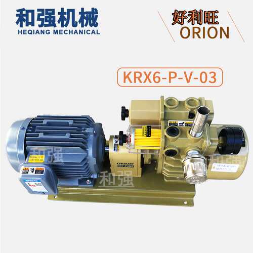 ORION真空泵 KRX6-H-SS-1550-G1 三相电压 单吸旋片式真空泵