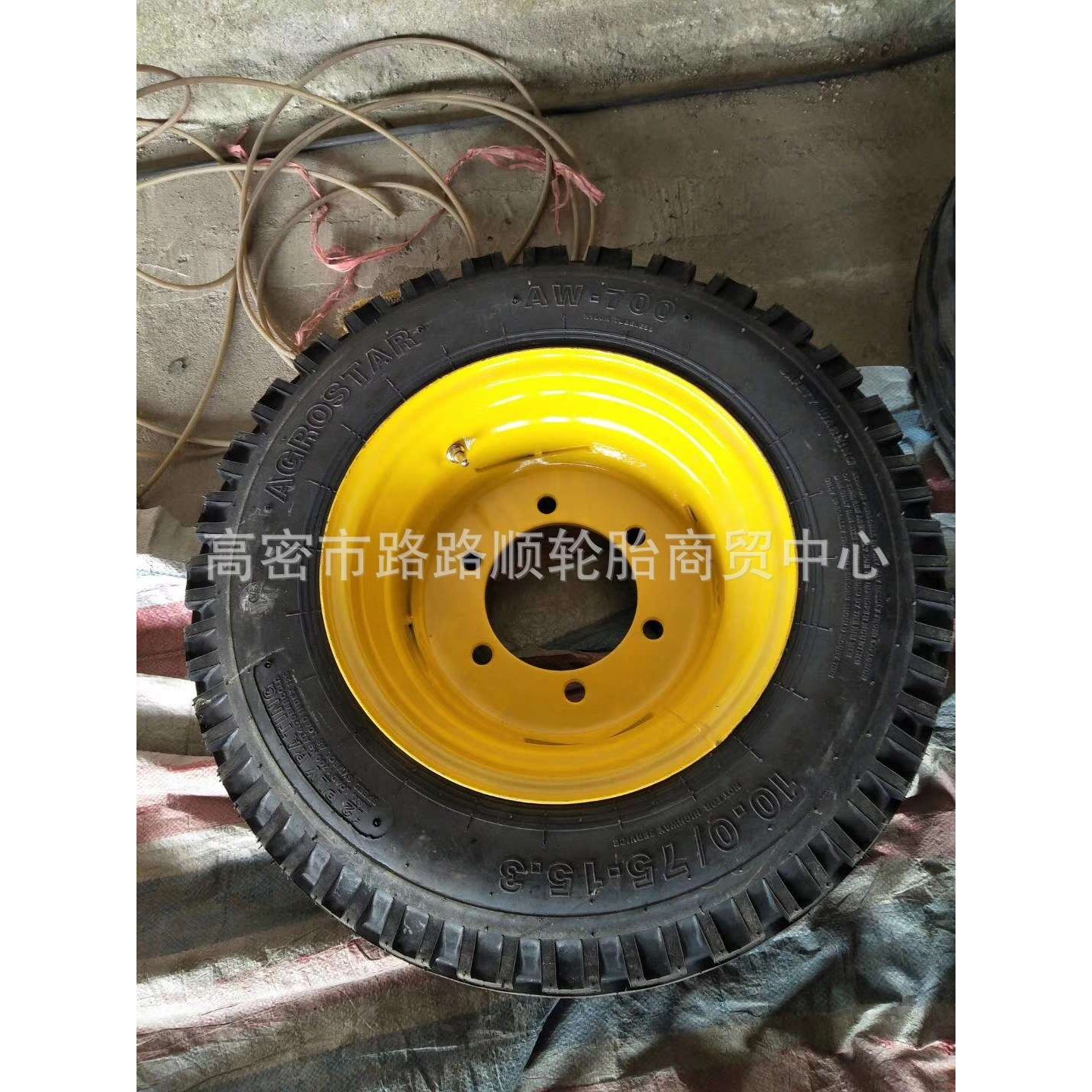 出口农机具轮胎10.0/80-12 10.0/75-15.3翻转犁捆草机用可配钢圈