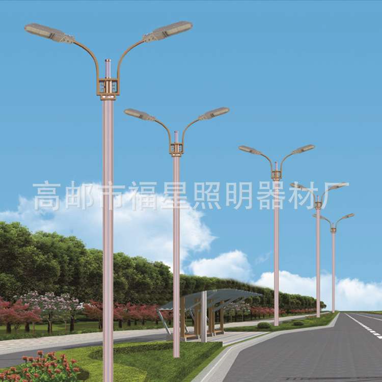 led路灯12米智慧灯杆 智能灯杆于城市道路广场乡村道路指明灯安装