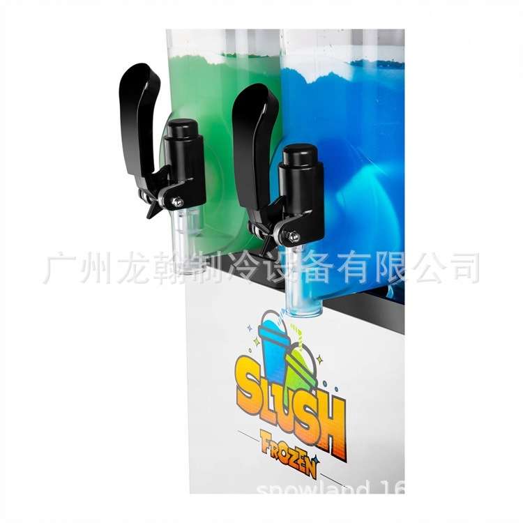 15L雪融机饮料机商用冷热单三缸多色自助售卖果汁机冷饮机