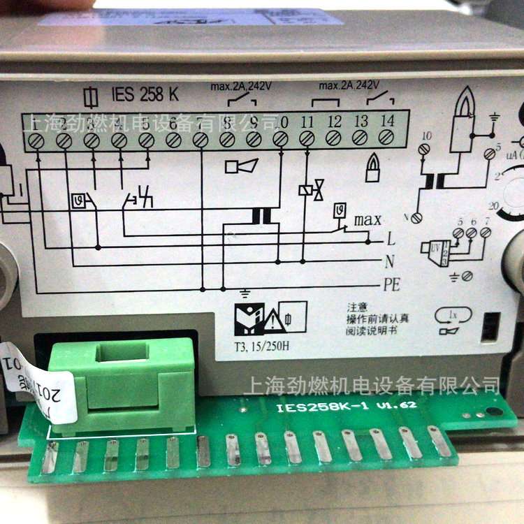 施能Sinon控制器IES258-5/1W..K 自动点火控制器 IES258K控制器