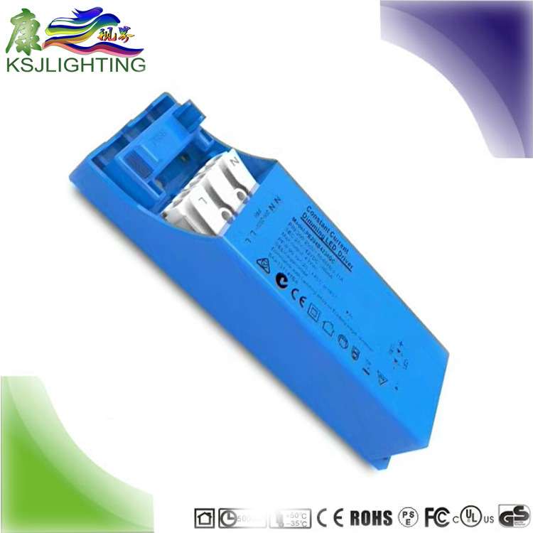 CE TUV SAA认证 高PF 无频闪18W 9-12串600MA LED轨道灯 调光电源
